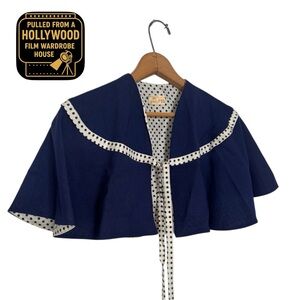 Vintage Polka Dot Cape / Capelet